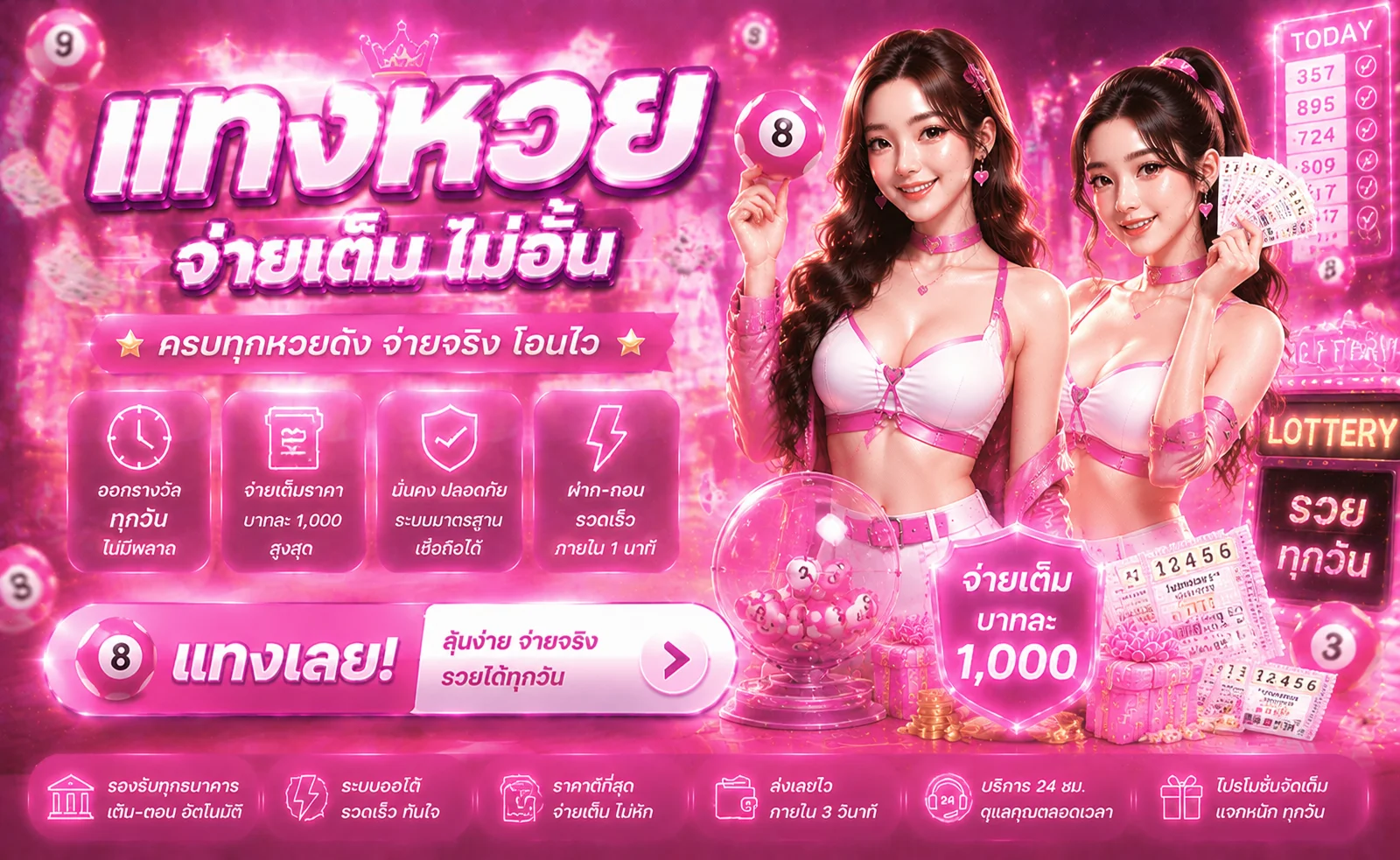 หวยออนไลน์ JAIFU888 แทงหวยครบทุกประเภท จ่ายเต็ม